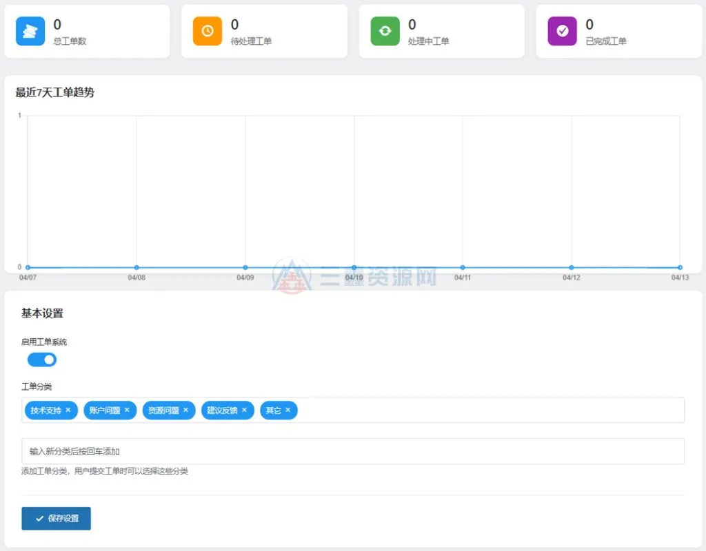 图片[3]-子比主题客服工单系统WordPress插件 zib-ticket-三鑫资源网-虚拟资源分享平台！